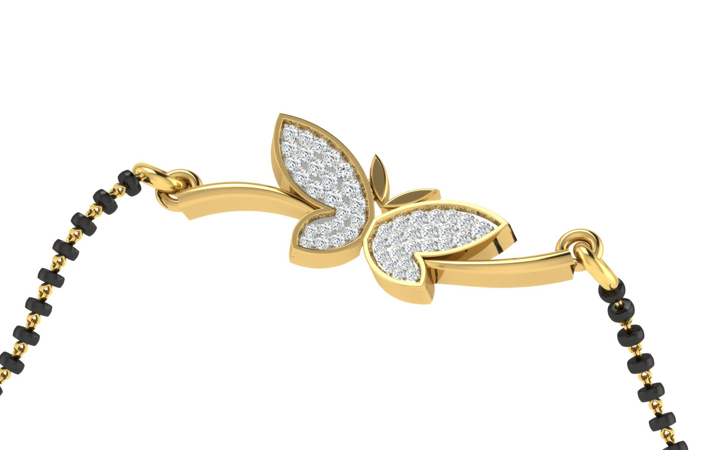 snehika diamond mangalsutra with chain