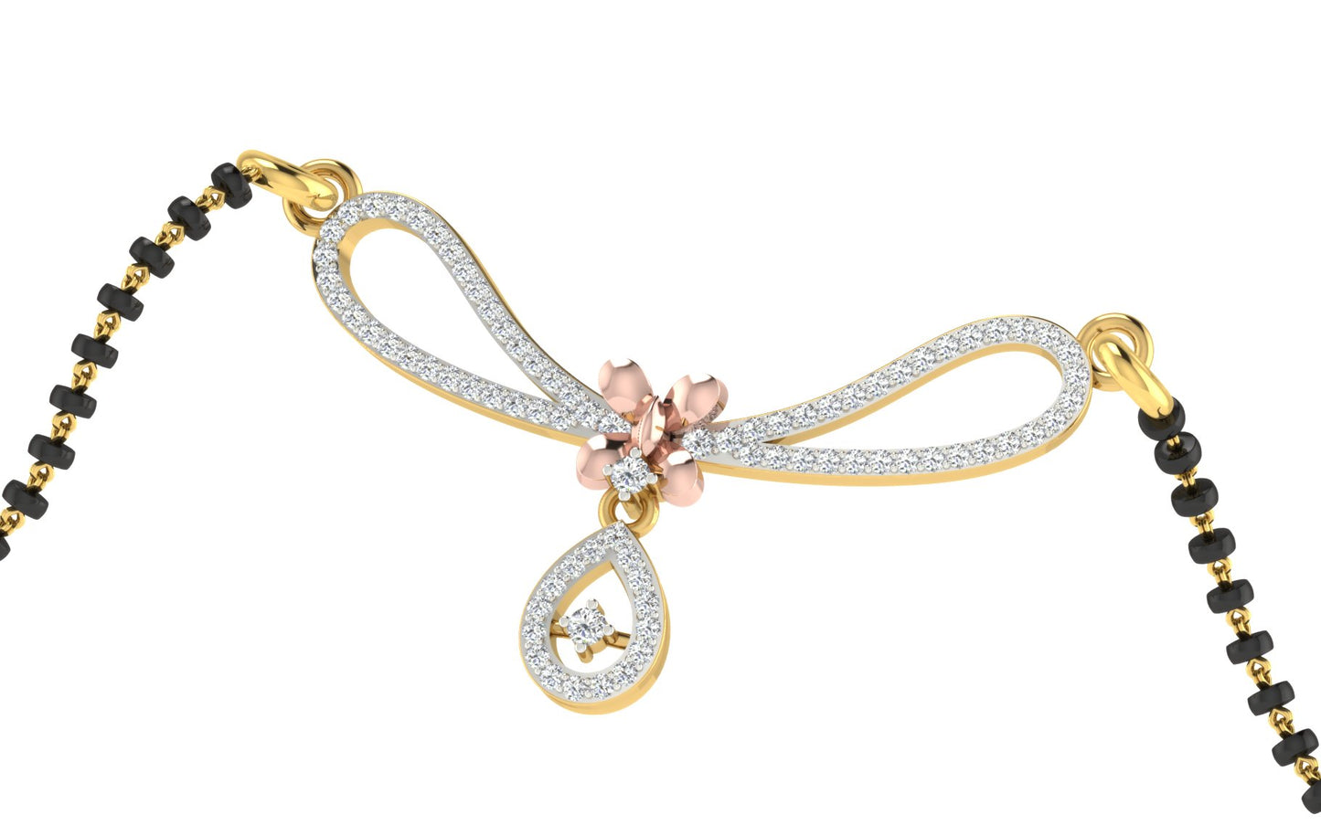 anvitha diamond mangalsutra with chain