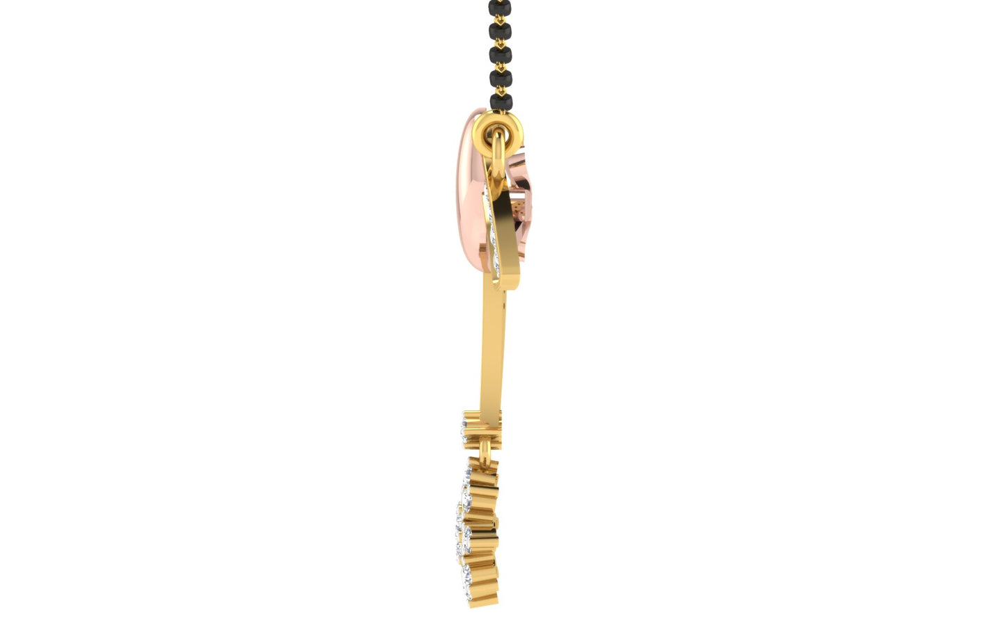 divyatha diamond mangalsutra with chain