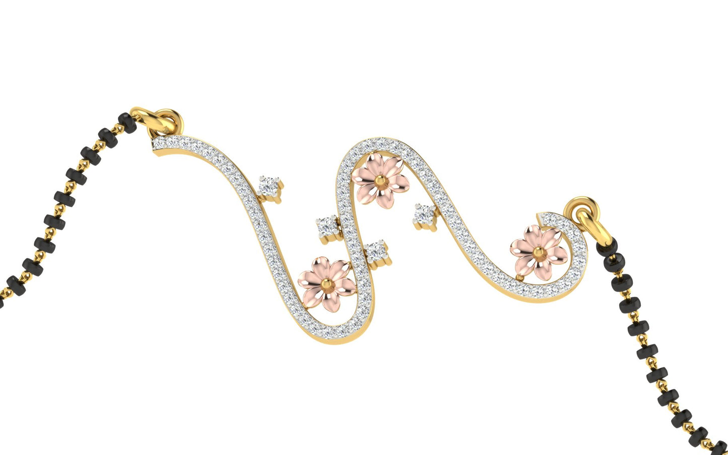 nishtha diamond mangalsutra with chain