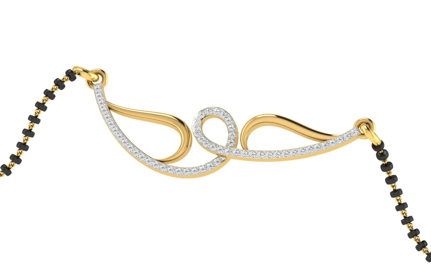 anmol rishta diamond mangalsutra with chain