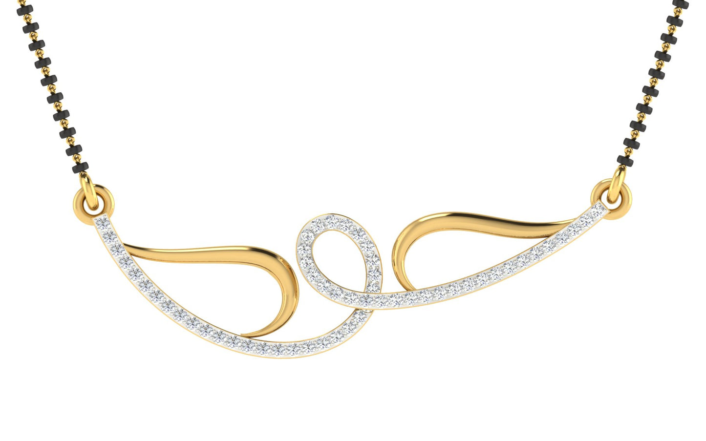anmol rishta diamond mangalsutra with chain