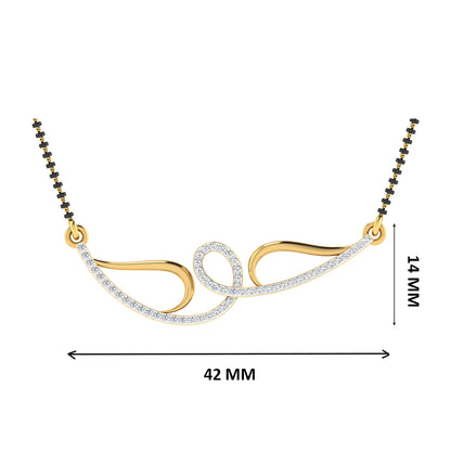 Anmol Rishta Diamond Mangalsutra With Chain