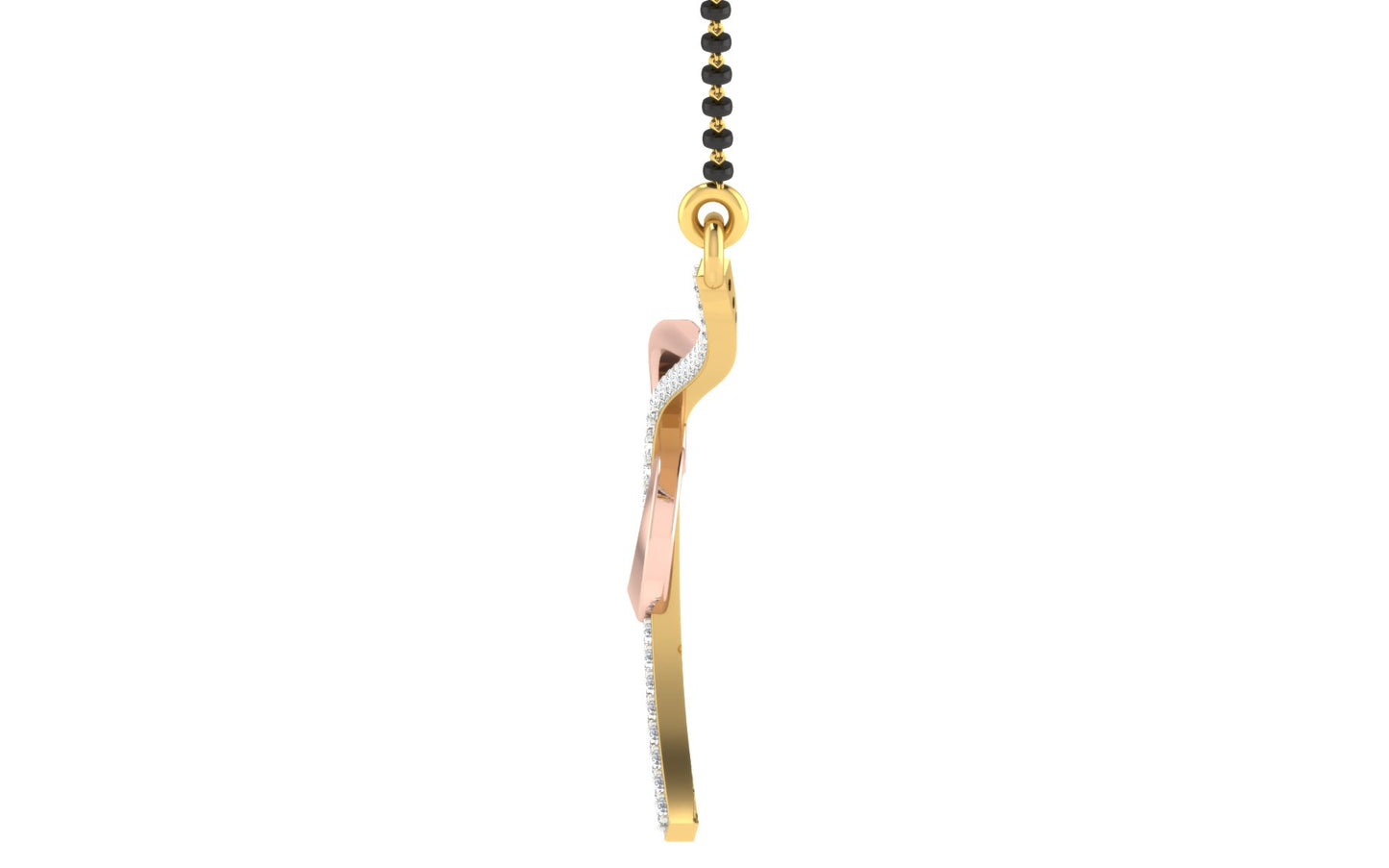 madhurmilan diamond mangalsutra with chain