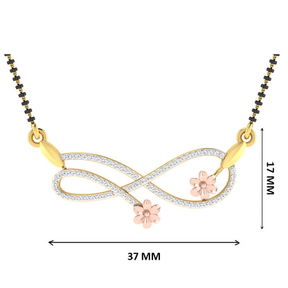 Divya Shakti Diamond Mangalsutra With Chain