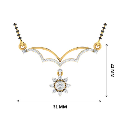 Shubh Lagna Diamond Mangalsutra With Chain