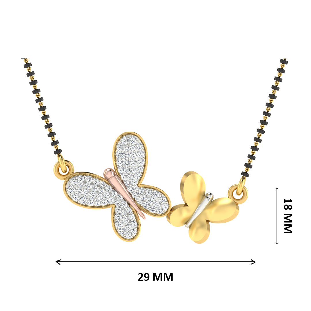 jivan sutra diamond mangalsutra with chain