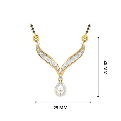 Prem Path Diamond Mangalsutra With Chain