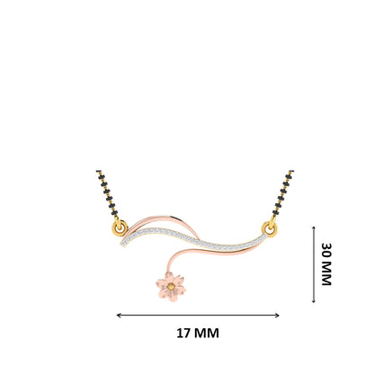 Shubhrika Diamond Mangalsutra With Chain