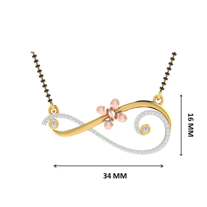 Arya Mala Diamond Mangalsutra With Chain