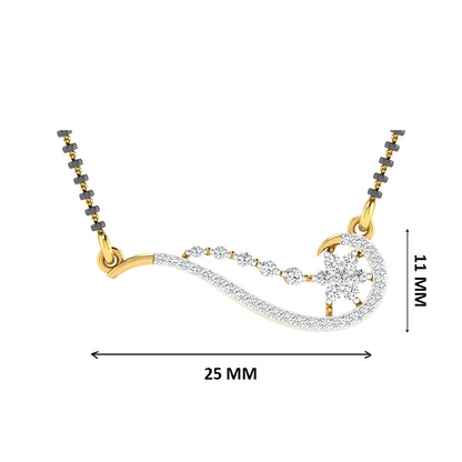 Ananya Bandhan Diamond Mangalsutra With Chain