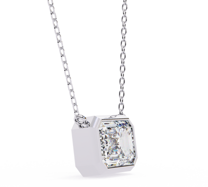 Pendentif diamant Floris céleste
