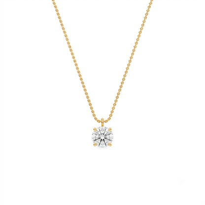 Liberty 1 Carat Round Diamond Pendant (Chain Sold Separately)