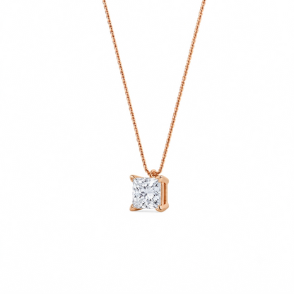 Liberty 2 Carat Princess Diamond Pendant (Chain Sold Separately)