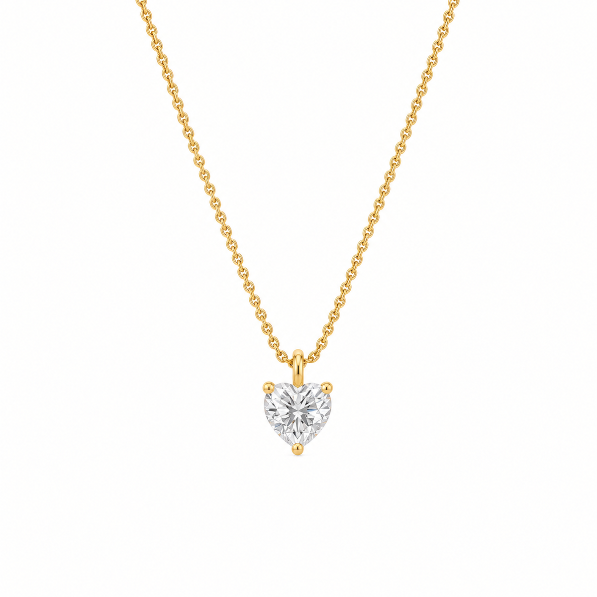 liberty 1 carat heart diamond pendant (chain sold separately)
