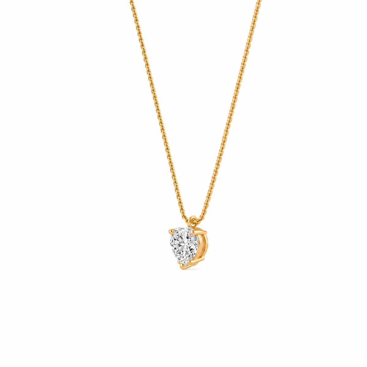 liberty 1 carat heart diamond pendant (chain sold separately)