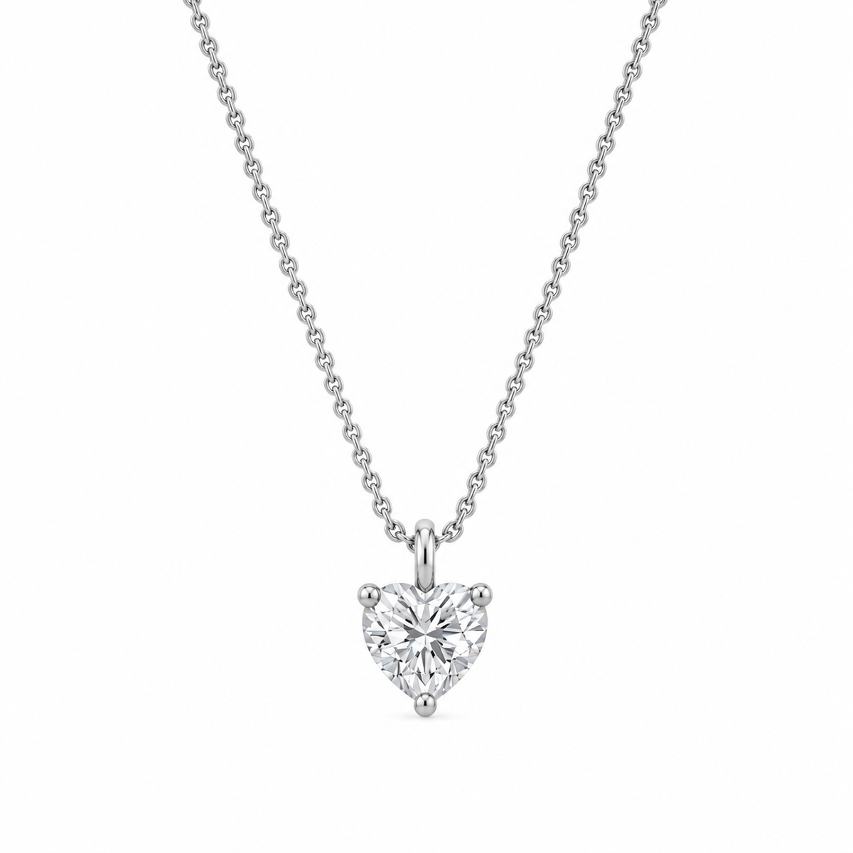 liberty 1 carat heart diamond pendant (chain sold separately)