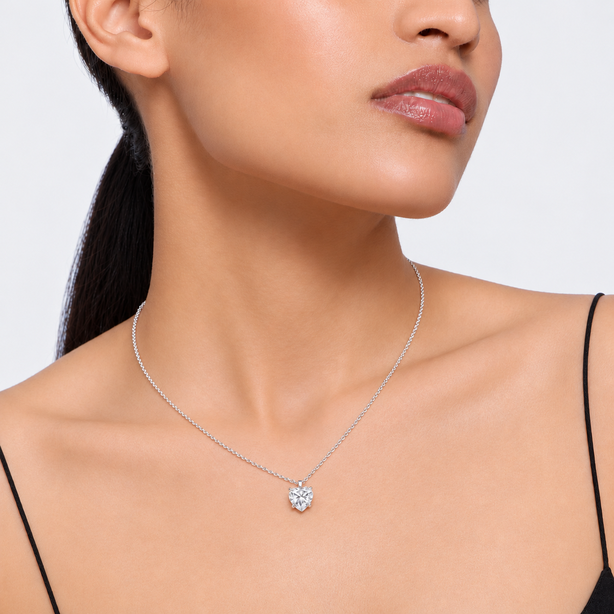 liberty 1 carat heart diamond pendant (chain sold separately)
