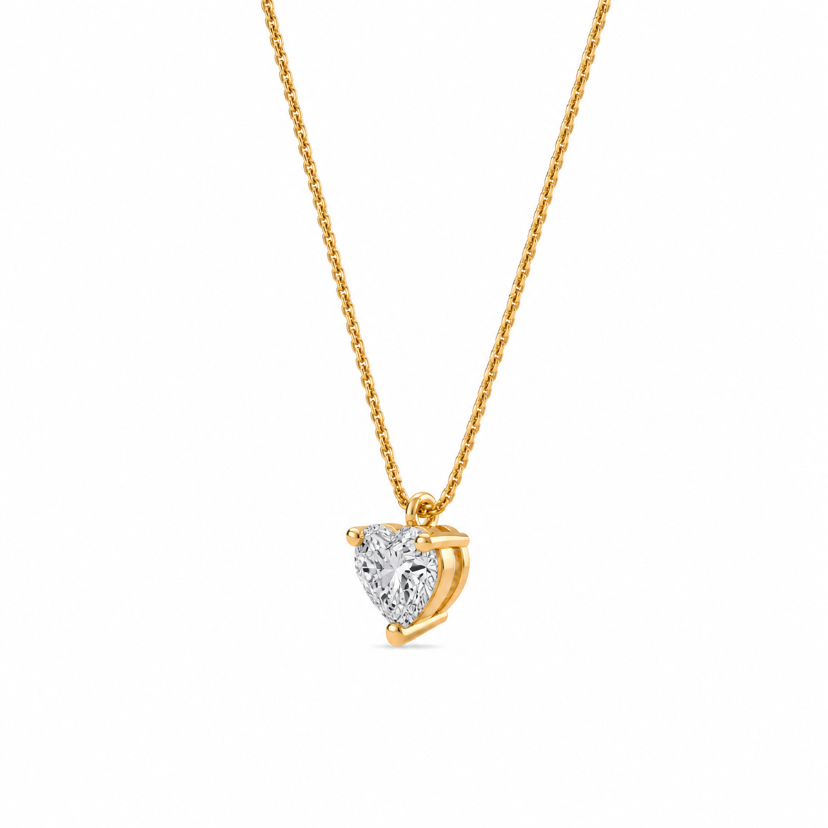 liberty 0.75 carat heart diamond pendant (chain sold separately)