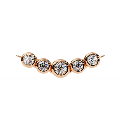 Pendentif diamant Floris céleste