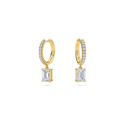 Boucles d'oreilles à breloques en diamant Celeste