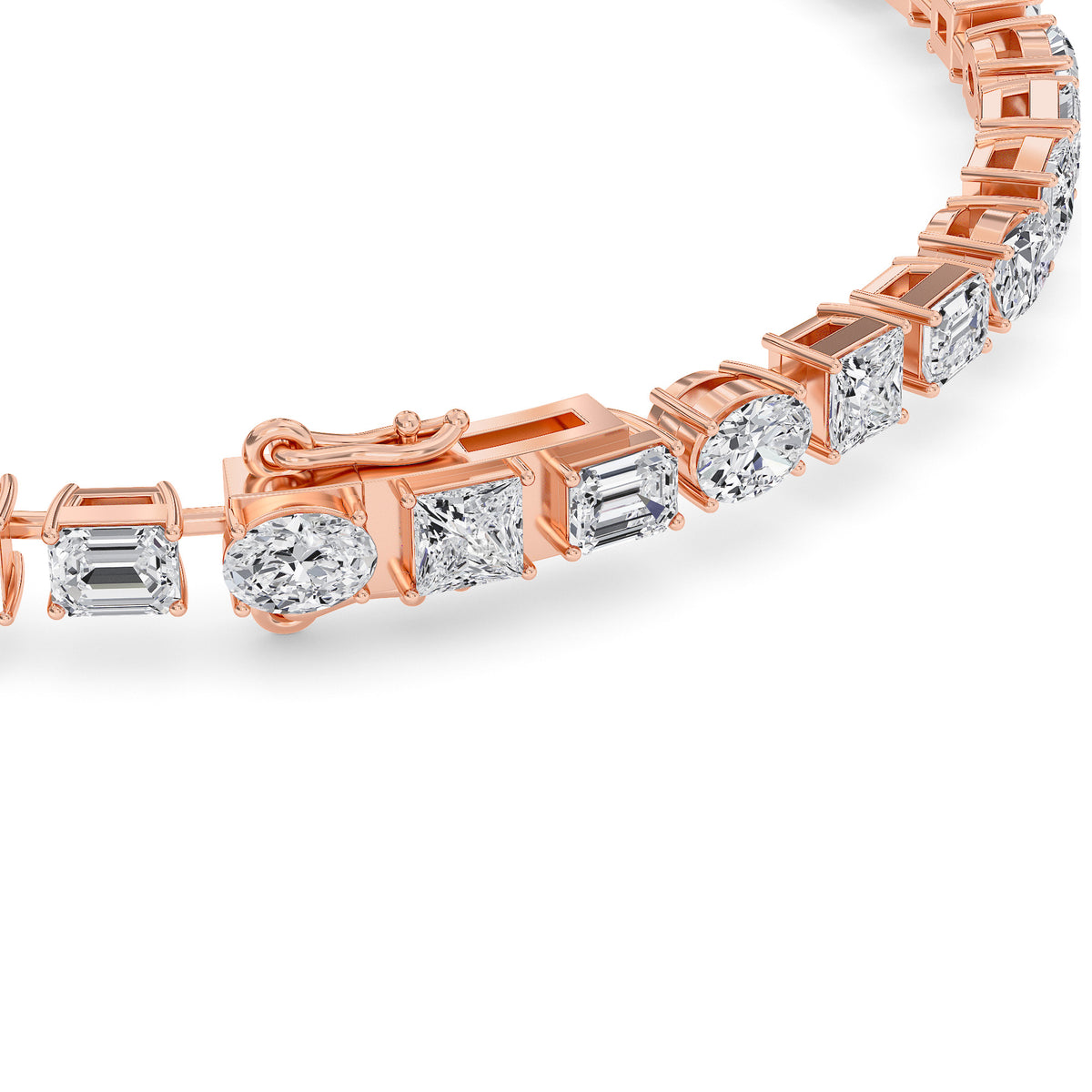 everglow multi-cut tennis bracelet