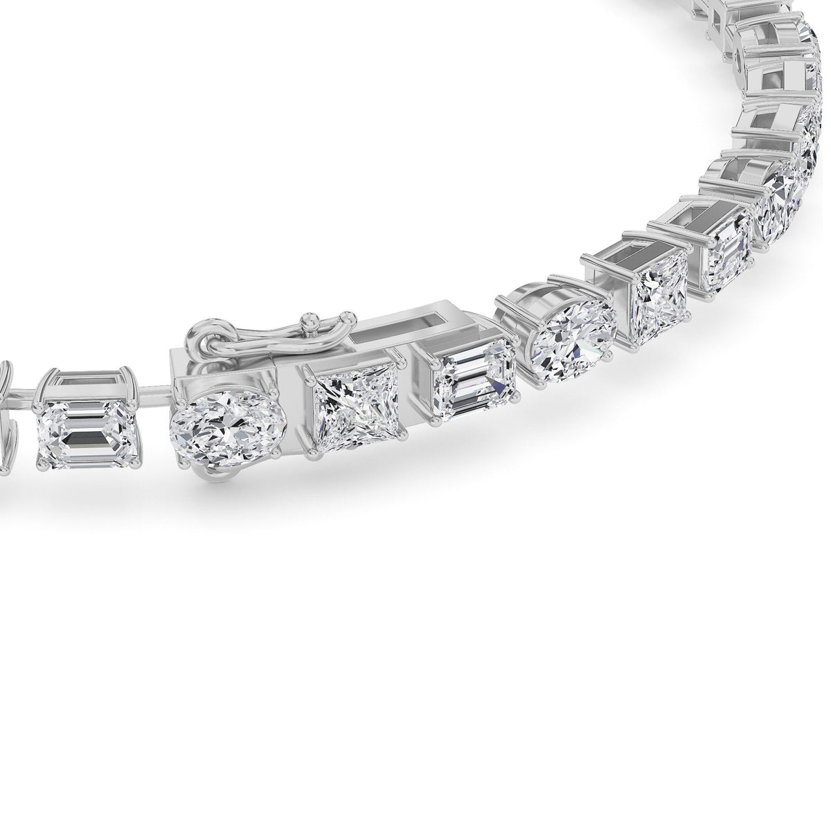 everglow multi-cut tennis bracelet