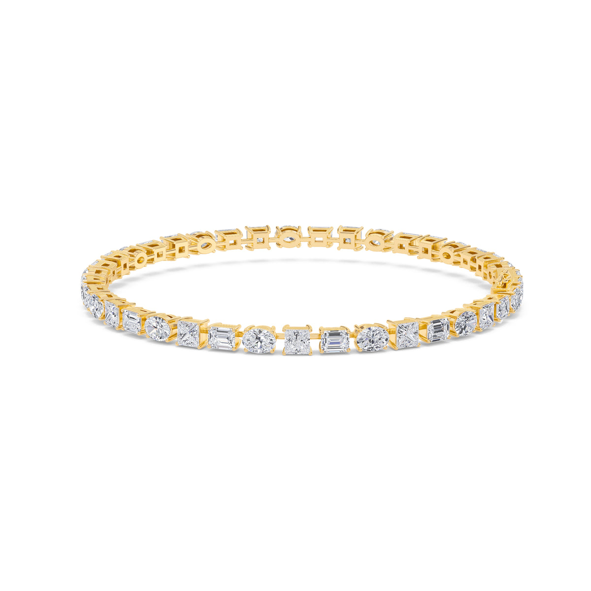 everglow multi-cut tennis bracelet