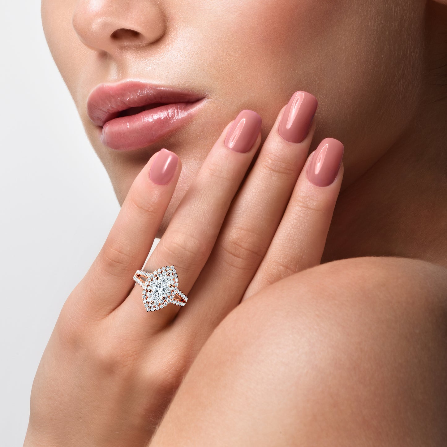 aura marquise diamond ring