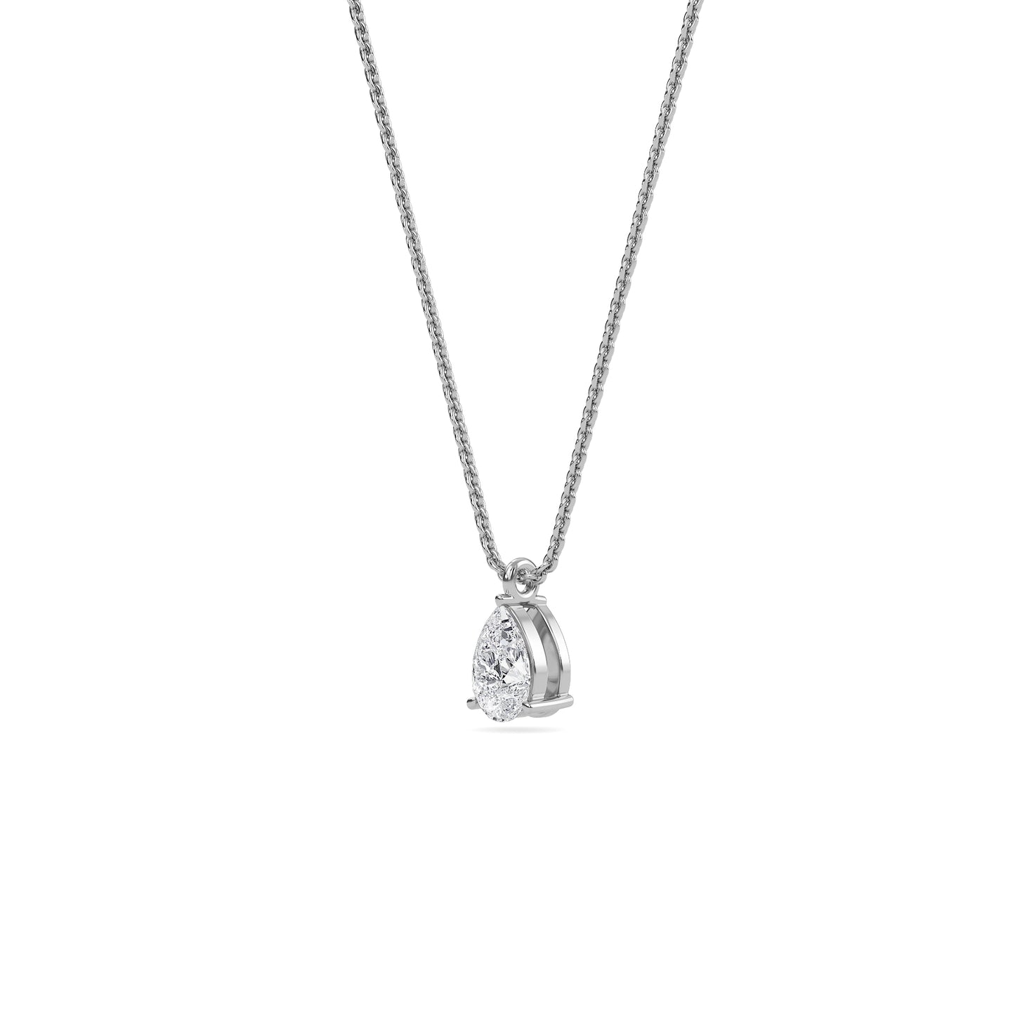 liberty 1 carat pear diamond pendant (chain sold separately)