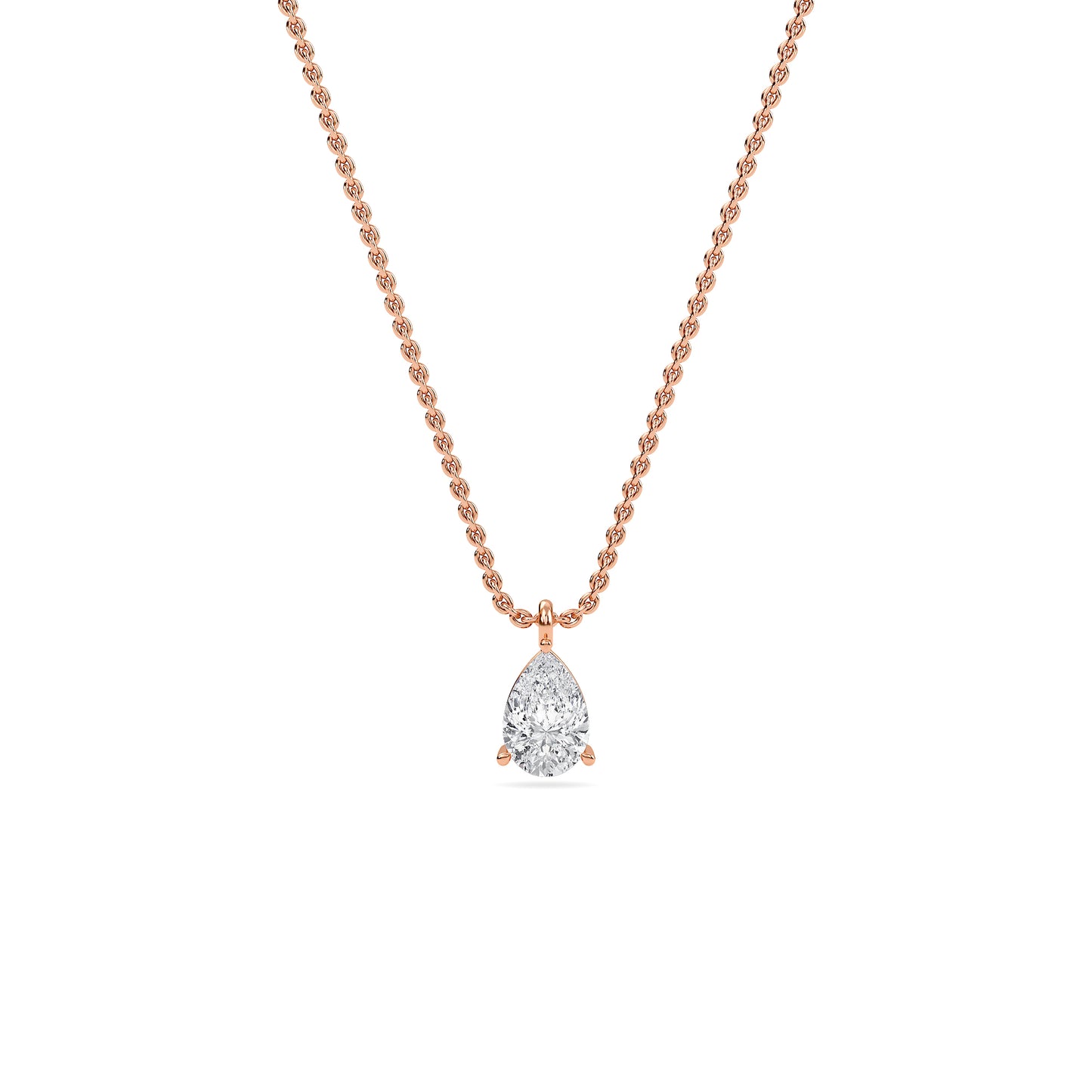 liberty 1 carat pear diamond pendant (chain sold separately)