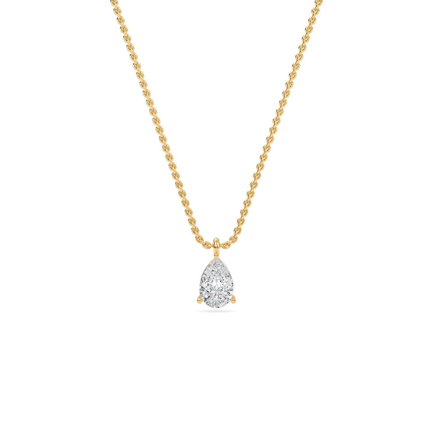 liberty 1 carat pear diamond pendant (chain sold separately)