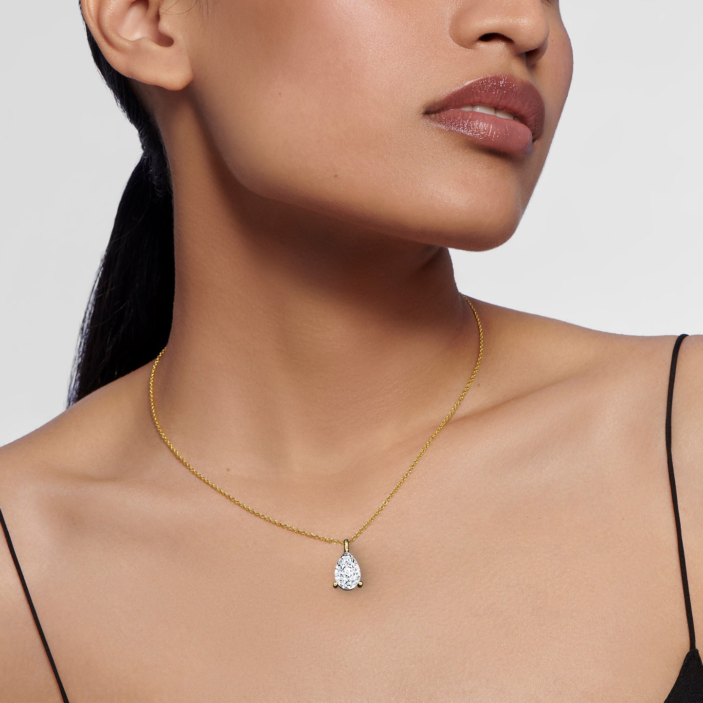 liberty 1 carat pear diamond pendant (chain sold separately)
