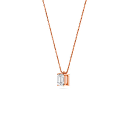 Liberty 1 Carat Emerald Diamond Pendant (Chain Sold Separately)