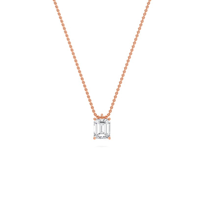 Liberty 1 Carat Emerald Diamond Pendant (Chain Sold Separately)