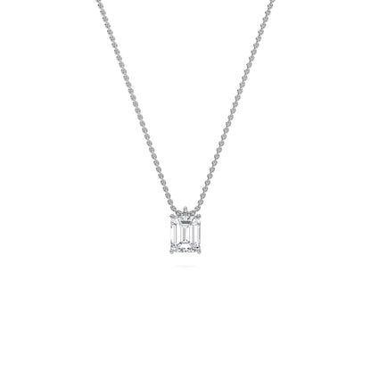 Liberty 1 Carat Emerald Diamond Pendant (Chain Sold Separately)