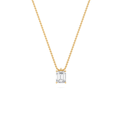 Liberty 1 Carat Emerald Diamond Pendant (Chain Sold Separately)