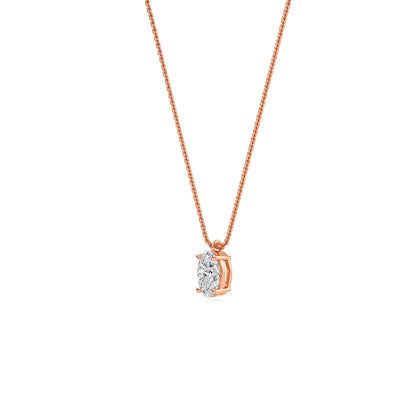Liberty 1 Carat Oval Diamond Pendant (Chain Sold Separately)