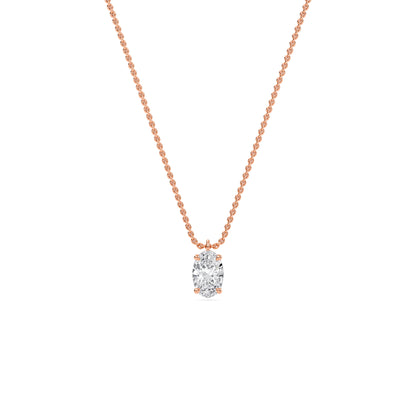 Liberty 1 Carat Oval Diamond Pendant (Chain Sold Separately)