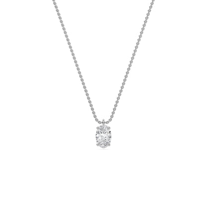 Liberty 1 Carat Oval Diamond Pendant (Chain Sold Separately)