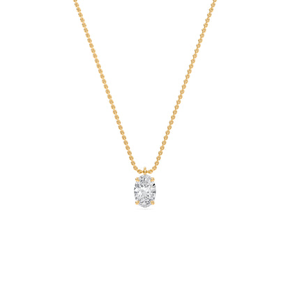 Liberty 1 Carat Oval Diamond Pendant (Chain Sold Separately)