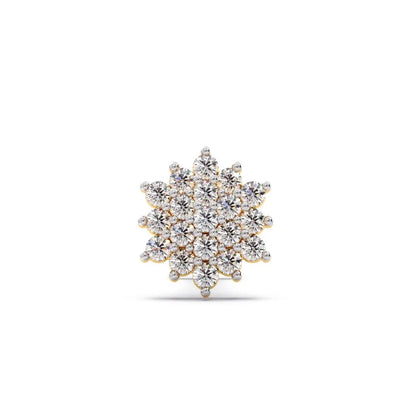 Floris Round Diamond Nose Pin - Espira Gems