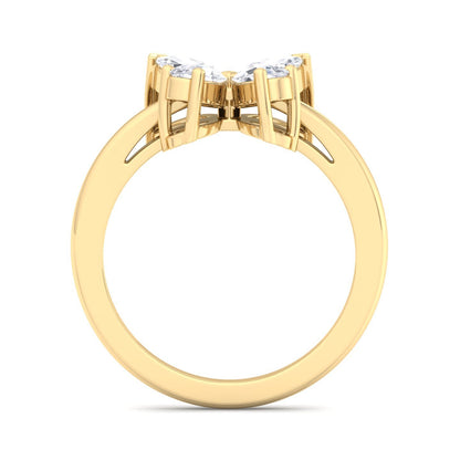 Butterfly Bloom Diamond Ring