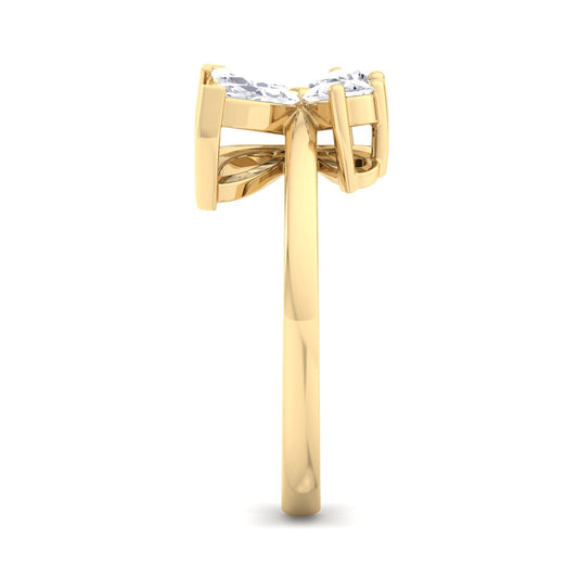 Butterfly Bloom Diamond Ring