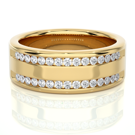 Empire Round Diamond Ring