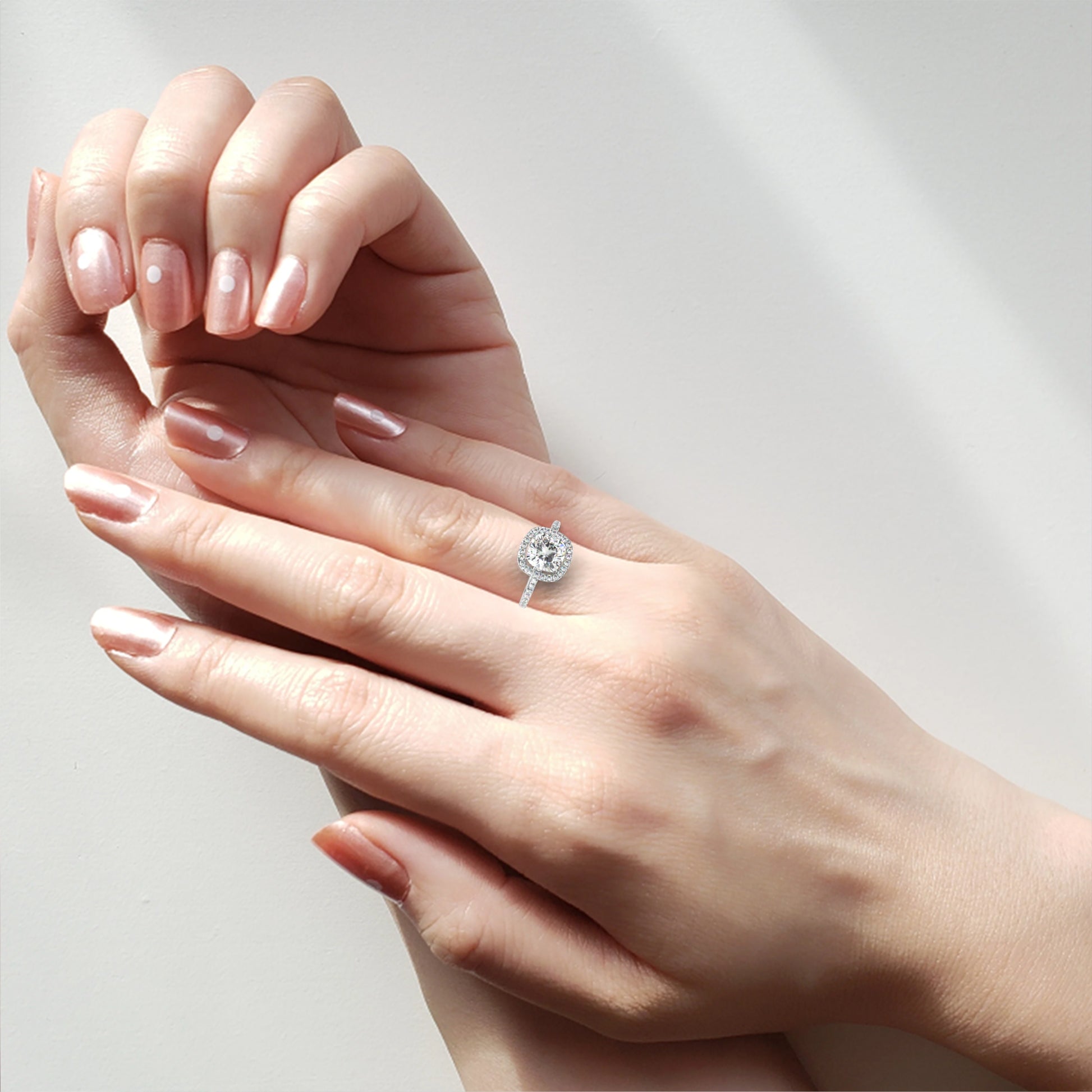 Valentina Cushion Diamond Ring - Espira Gems