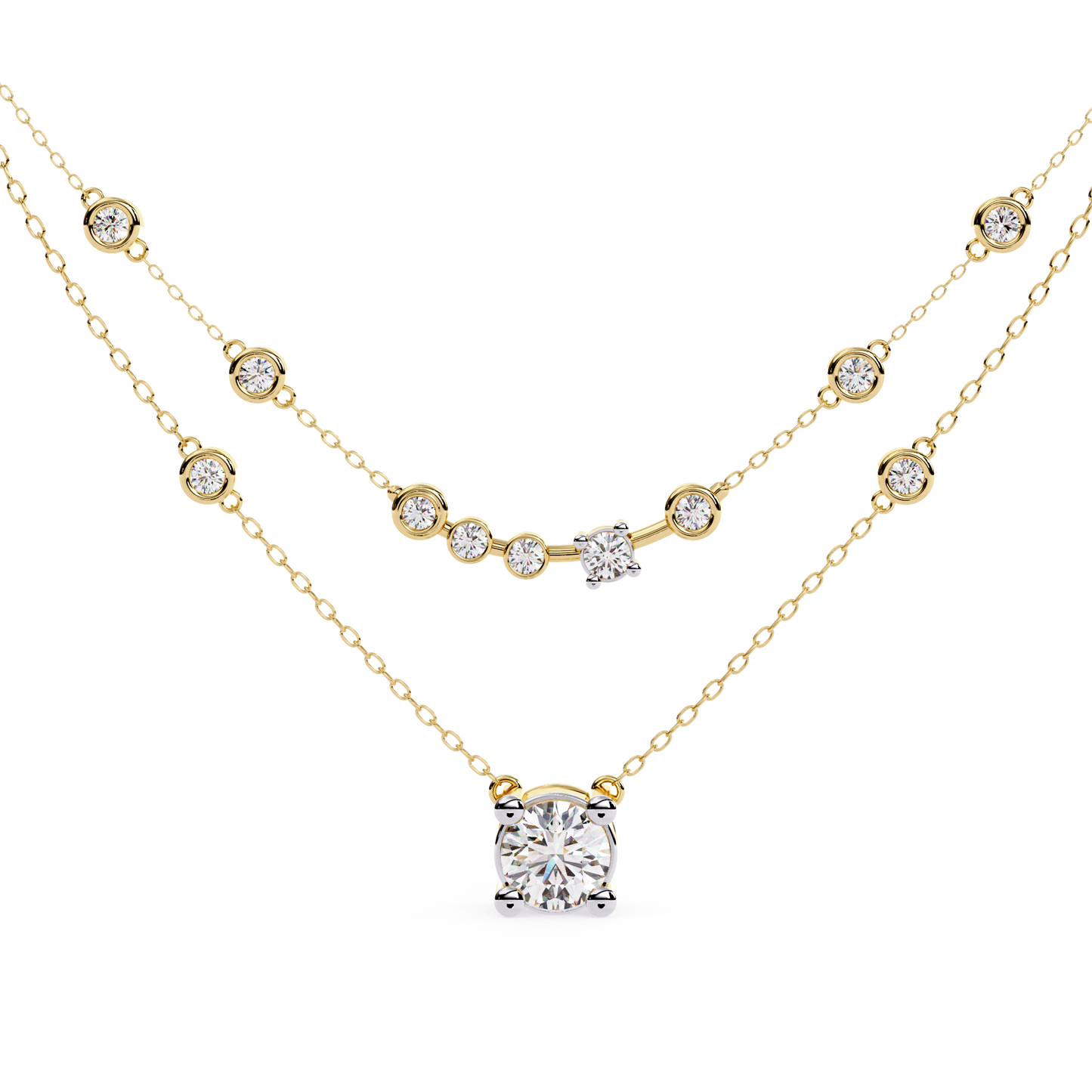 solara diamond necklace