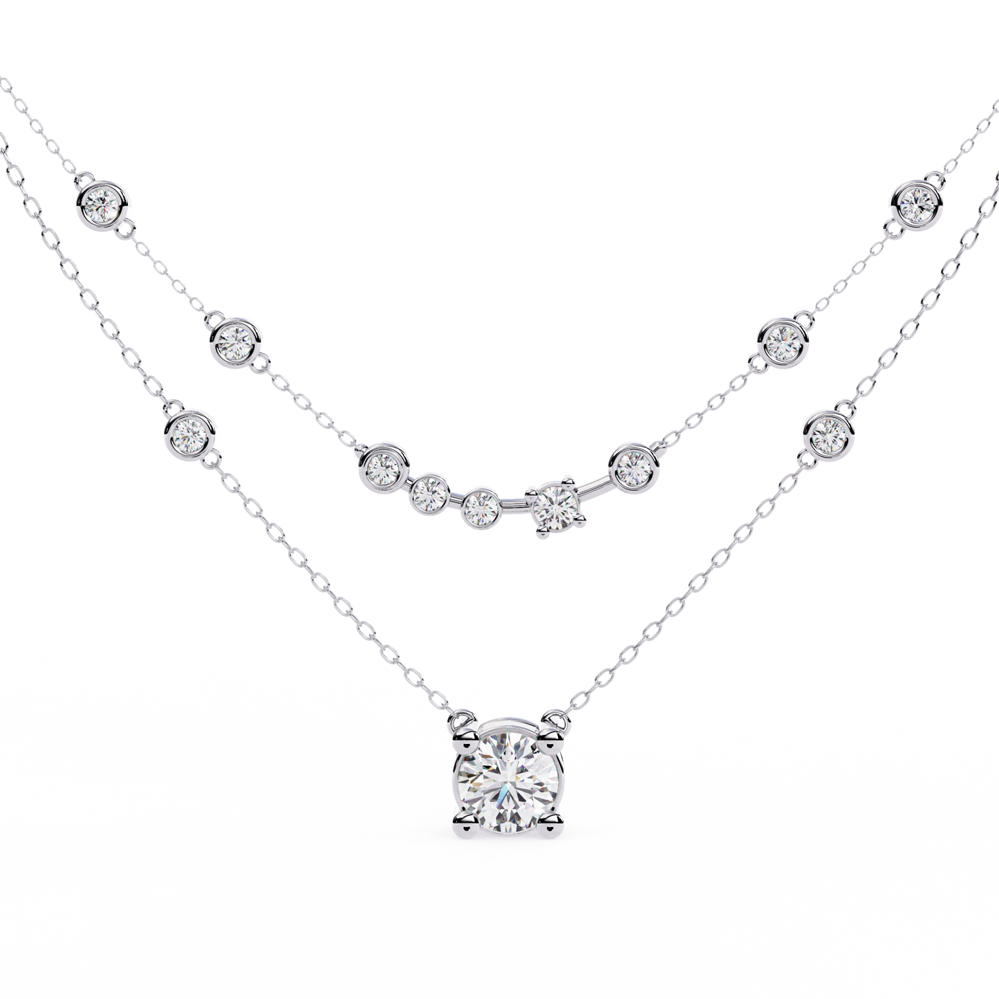 solara diamond necklace