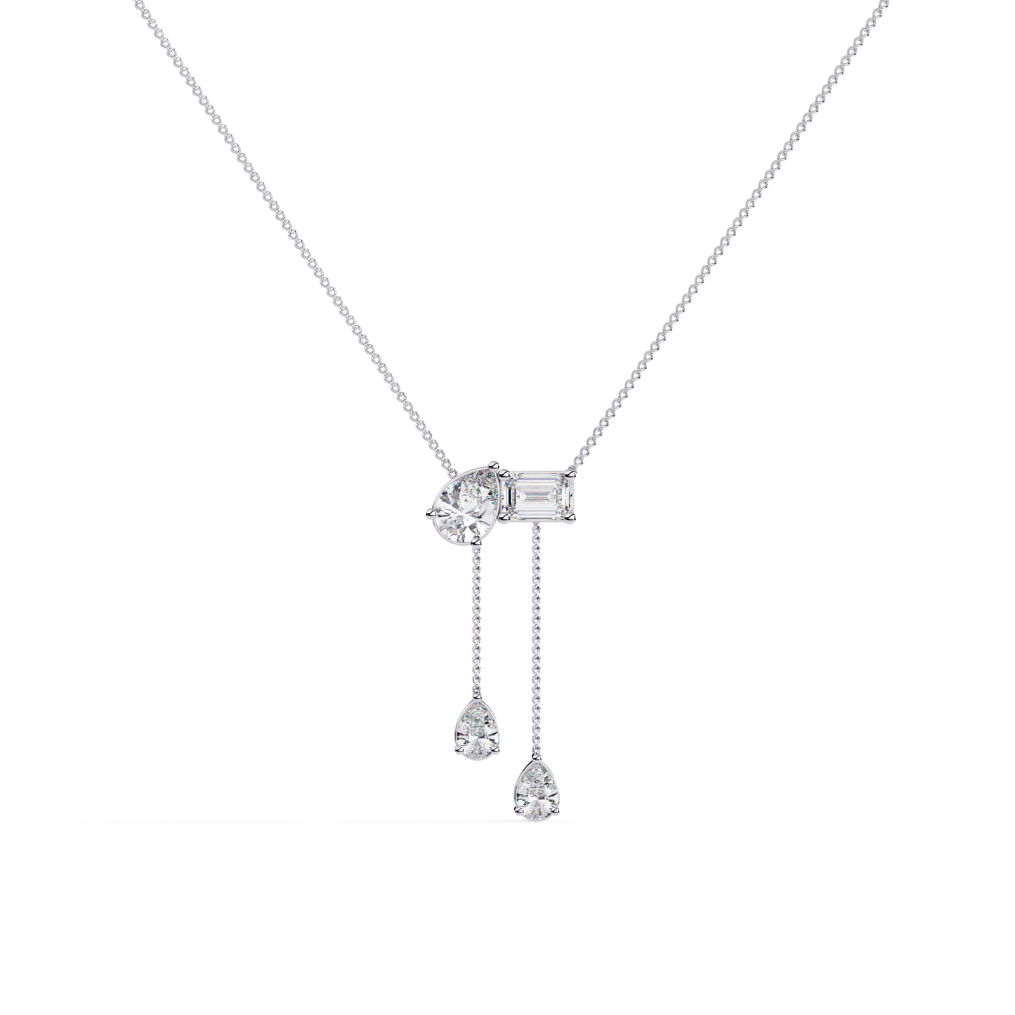 sylva diamond necklace - espira gems