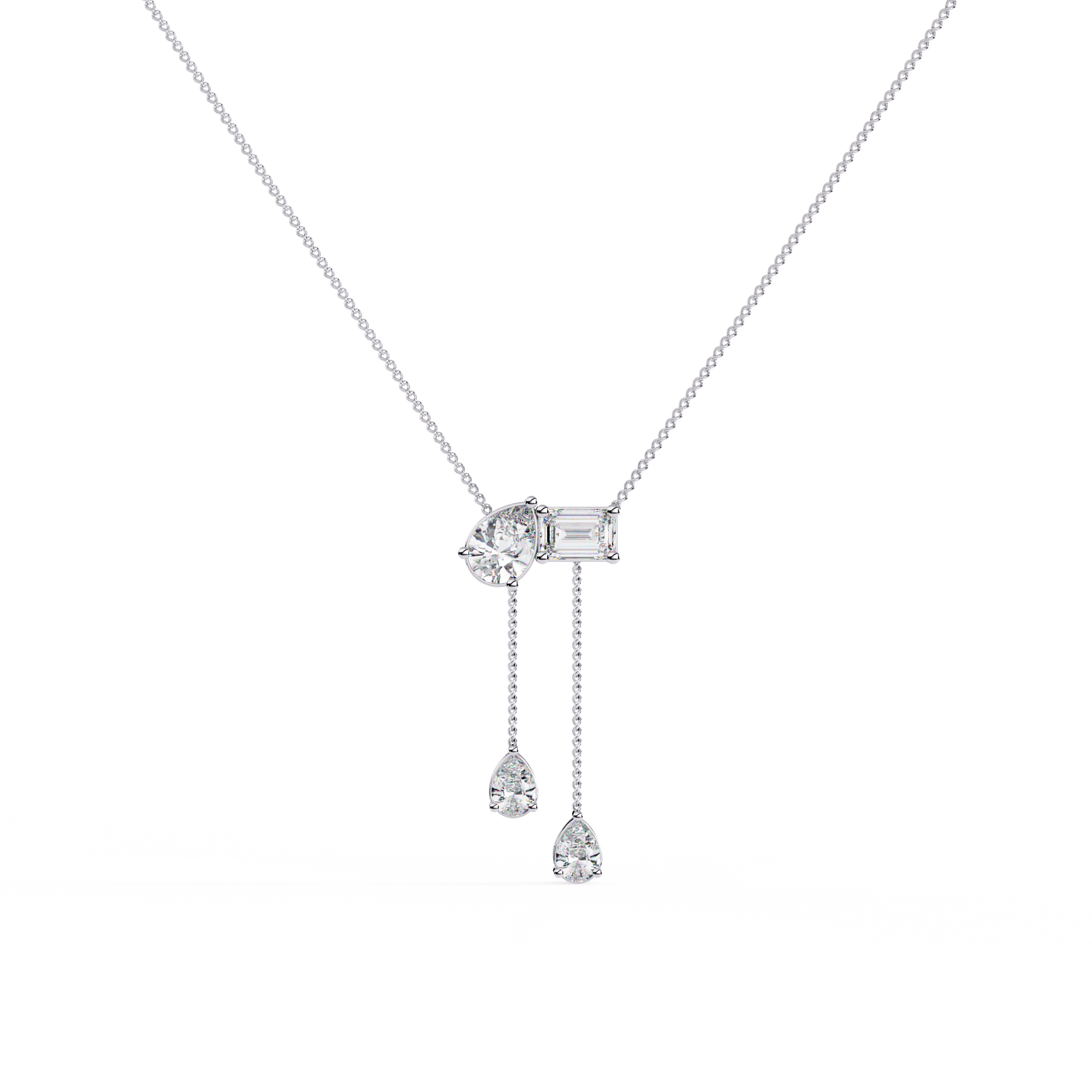 Sylva Diamond Necklace - Espira Gems